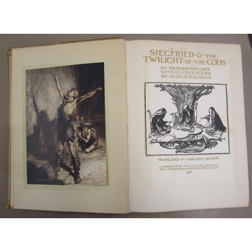 224 - Books about/illustrated by Arthur Rackham including Siegfried The Twilight Of The Gods, The Rhine Go... 