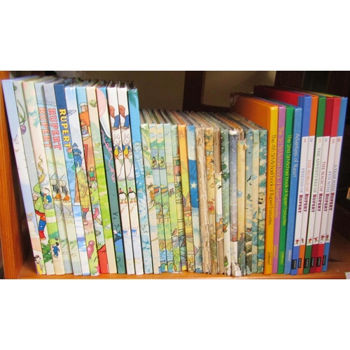 237 - A collection of Rupert Bear annuals from 1993 to 2008, BBC Rupert books, Purnell Rupert books, etc, ... 