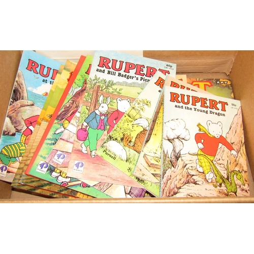 237 - A collection of Rupert Bear annuals from 1993 to 2008, BBC Rupert books, Purnell Rupert books, etc, ... 