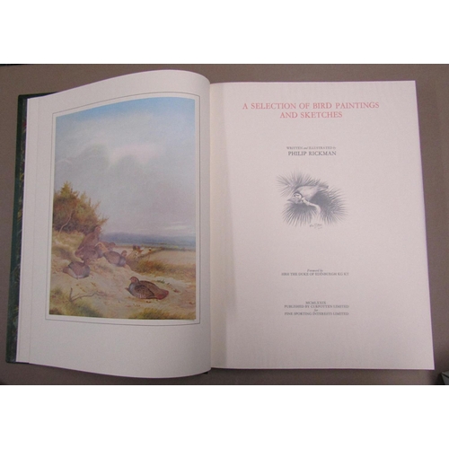 253 - Philip Rickman, a selection of bird paintings and sketches, 1979 published by the Curpotten Press wi... 