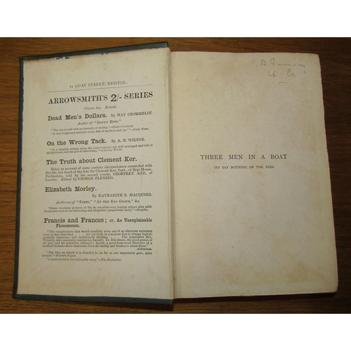 255 - Jerome K Jerome, Three Men In A Boat, 1st edition, 1889, illustrated by Frederics