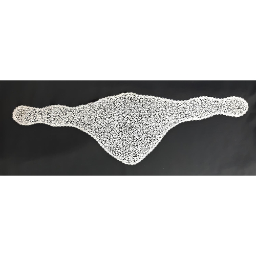 1548 - Collection of lacework including two 19th century lace collars one demonstrating a number of lace st... 