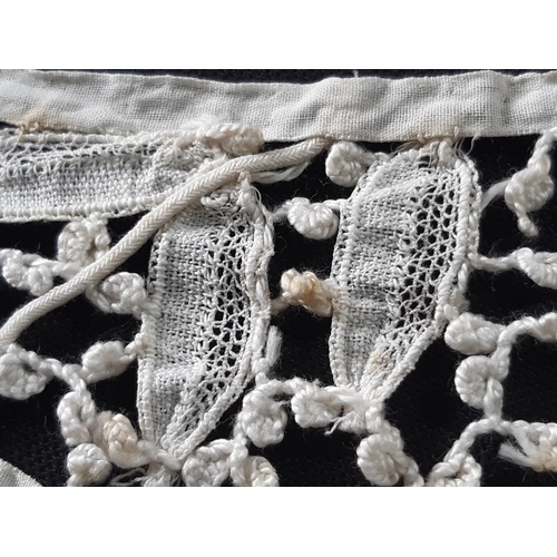 1548 - Collection of lacework including two 19th century lace collars one demonstrating a number of lace st... 