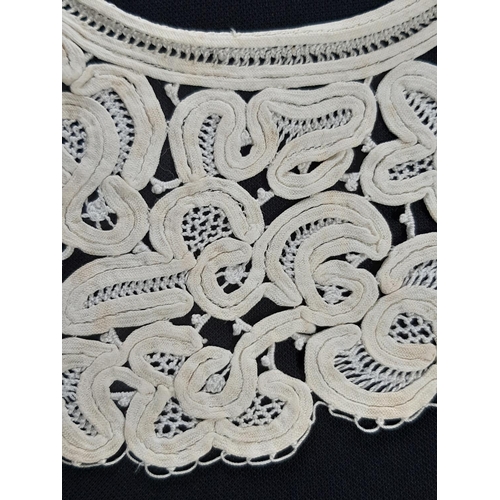 1548 - Collection of lacework including two 19th century lace collars one demonstrating a number of lace st... 