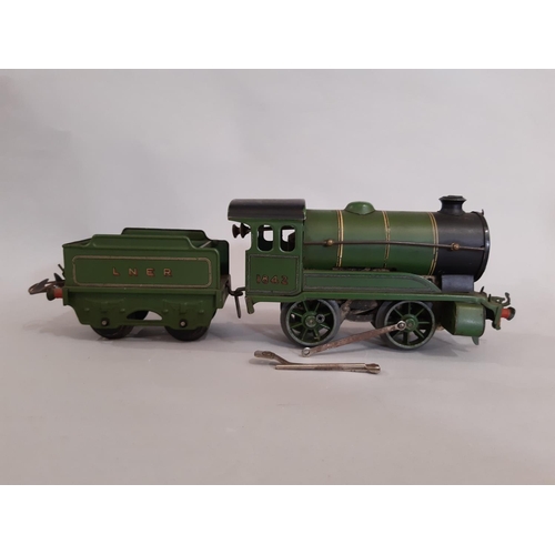 301 - A large collection of Hornby 0 gauge model railway including boxes for Passenger sets 51 and 501, LN... 