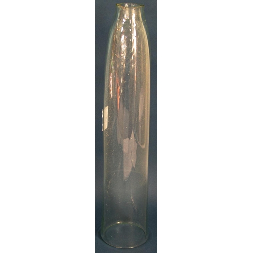 1182 - A Victorian glass cucumber straightener, 41cm long.