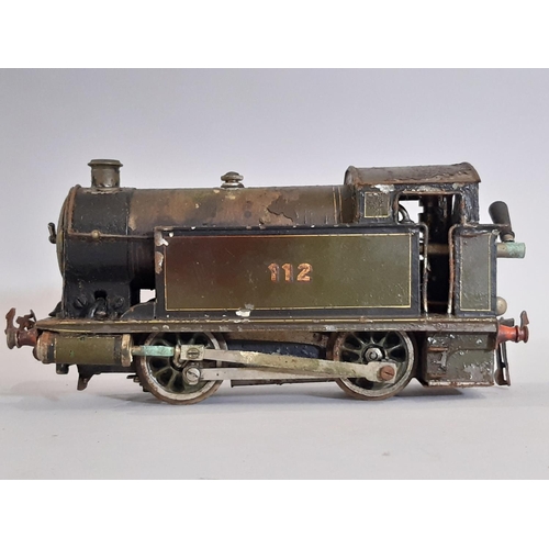 320 - Interesting collection of vintage live steam engines including a 0 gauge 0-4-0 locomotive by Bing fo... 