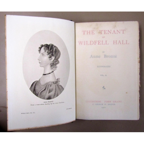 271 - The Novels of the Bronte sisters - The Thornton Edition, edited by Temple Scot, green cloth bindings... 
