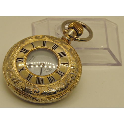 1437 - Ladies Rotary wristwatch in gold plated case, contemporary gold plated pocket watch Avia quartz wris... 