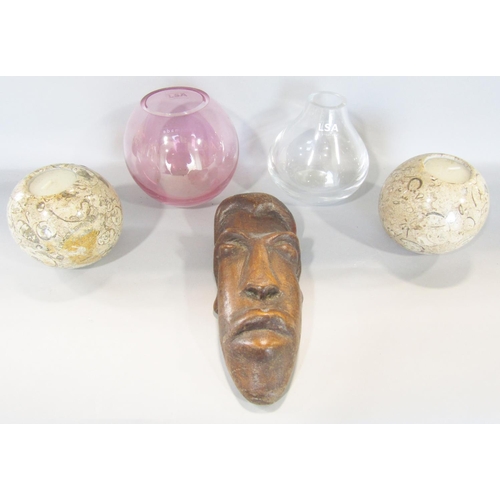 1574 - A walking stick made from horn, sundry cutlery, quantity of wine including Chateauneuf-du-Pape, 2008