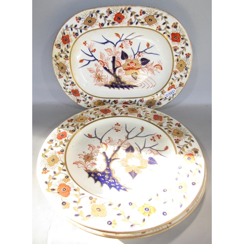 1577 - Two graduated 19th century copper kettles, Derby plate, silver plated tankards, etc