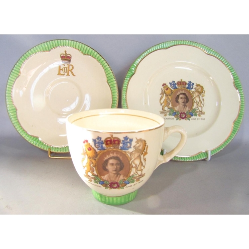 1577 - Two graduated 19th century copper kettles, Derby plate, silver plated tankards, etc