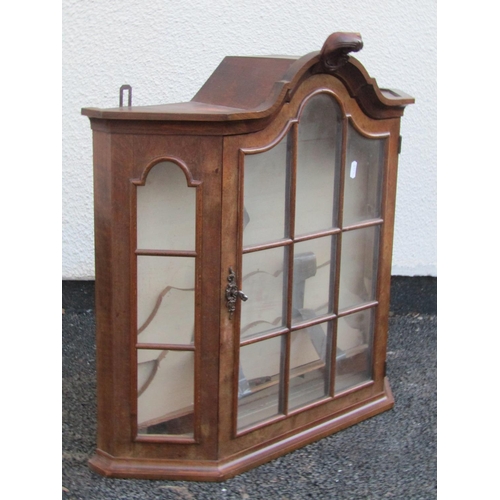 2541 - A small Dutch wall cabinet 63 cm in height