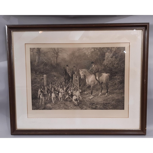 168 - Heywood Hardy (1842-1933) - Pair of hunting themed prints, both signed on pencil and inscribed 'No.3... 