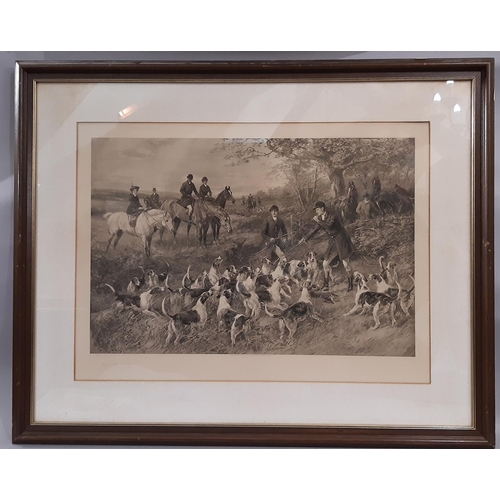 168 - Heywood Hardy (1842-1933) - Pair of hunting themed prints, both signed on pencil and inscribed 'No.3... 