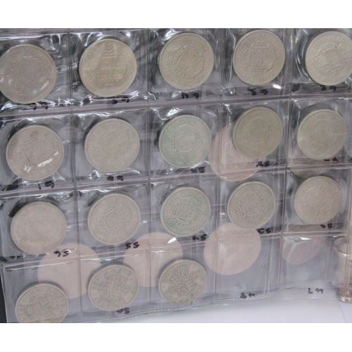 1481 - Quantity of crowns ERII and other nickel plated coinage