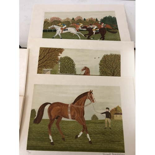 49 - Vincent Haddelsey (1929/34-2010) - 'Winning Breed' two sets of lithographs including: Complete set o... 
