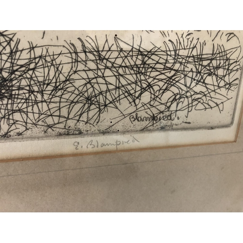 57 - Edmund Blampied (1886-1966) - 'Lumbermen', 1923, drypoint etching, signed in pencil below, 22.5 x 30... 