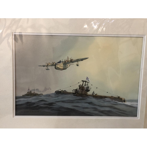 85 - Barry K. Barnes - Three unframed watercolours: 'Lizzie (Westland Lysander 111A No 277 SQN 1942'; 'Ba... 