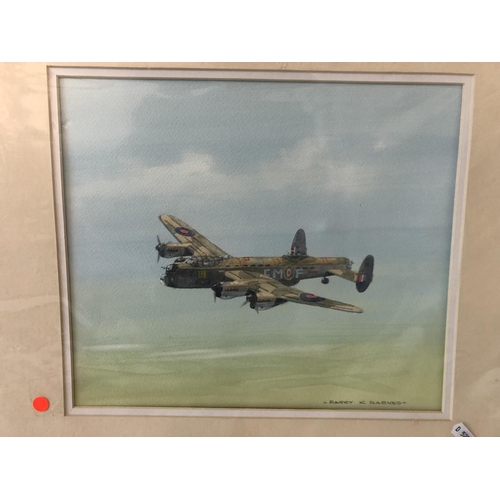 85 - Barry K. Barnes - Three unframed watercolours: 'Lizzie (Westland Lysander 111A No 277 SQN 1942'; 'Ba... 