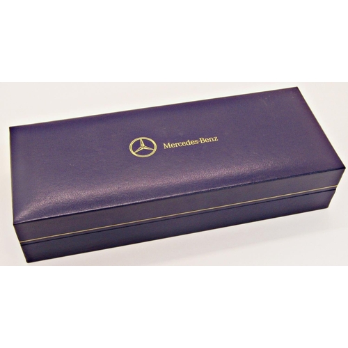 1175 - Waterman for Mercedes Benz fountain pen in stainless steel with box