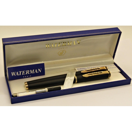 1178A - Waterman Maestro black fountain and ballpoint pen with case