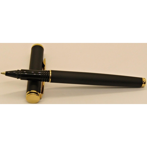 1178A - Waterman Maestro black fountain and ballpoint pen with case