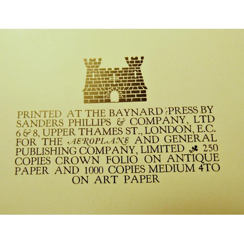 228 - Saundby M C (Captain RAF) - Flying Colours - 1918, Baynard Press. limited to 1,000