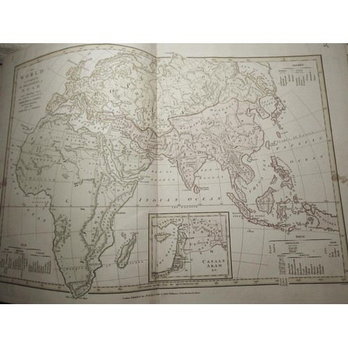 229 - Robert Wilkinson Atlas Classica - A collection of 57 hand coloured maps, 1823