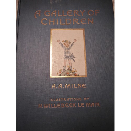 232 - A. A. Milne - A Gallery of Children 1925, illustrated by Saida (H Willebeek Le Mair)