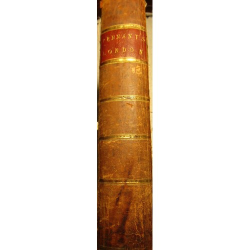 236 - Thomas Pennant - Some Account of London, Third Edition 1793, leather bound with illustrations