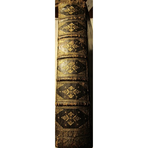 240 - A Breeches Bible, 1599, printed by Deputies of Christopher Barker, embossed leather bindings