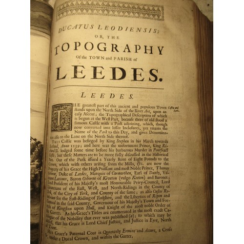 249 - Ralph Thoresby FBS Topography of the Ancient and Populous Town and Parish of Leedes and Ancient Area... 