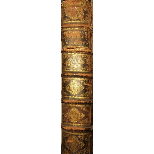 254 - Medailles Sur Le Reign De Louis Le Grand, with illustrations, published 1749, leather bound