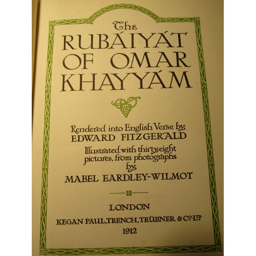 255 - The Rubaiyat of Omar Khayyam, rendered into english verse by Edward Fitzgerald, illustrated by Mabel... 