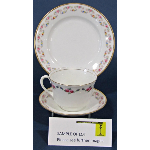 1005 - A collection of 19th century bone china cabinet cups, saucers and side plates by various makers and ... 