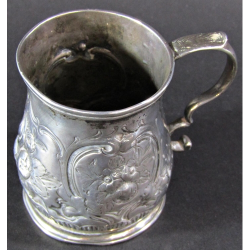 1237 - A small Georgian silver tankard, London 1784, maker unknown, 3.4oz approx