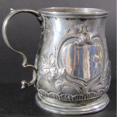 1237 - A small Georgian silver tankard, London 1784, maker unknown, 3.4oz approx