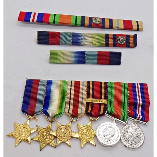 1424 - defence medal, 39-45 war medal, 39-45 and Burma stars, further dress medal, cap badges, naval cap ri... 