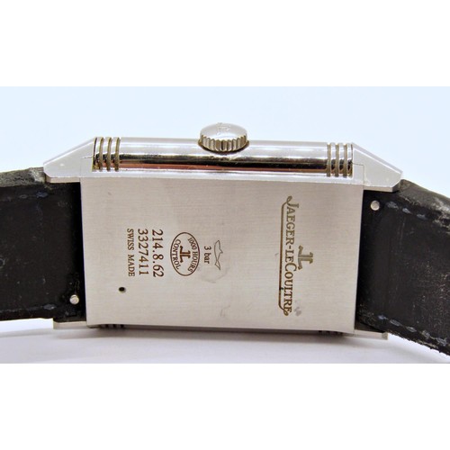 1392 - Jaeger-LeCoultre Reverso Tribute (small seconds) gentleman's wristwatch, reference Q3978480, serial ... 