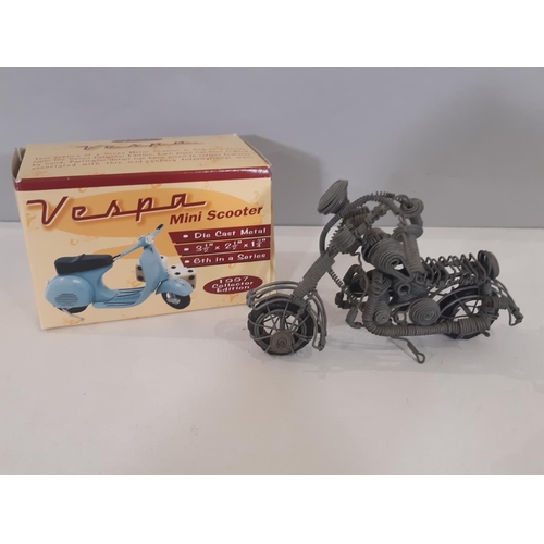 362 - Model aircraft and motorbike collection including 8 WW2 fighter planes by Air Signature, all 1:48sca... 