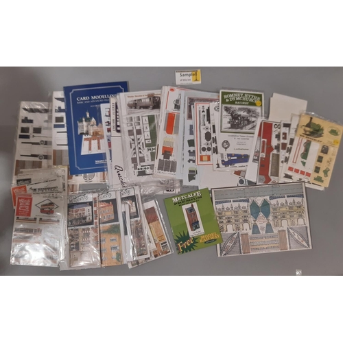 359 - Collection of card modelling kits, mainly vehicles and all un-started including 19 Riko model kits (... 