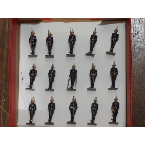 363 - Four sets of Britains Royal Marine soldier figures including ltd. ed. box sets of Tercentenary Celeb... 