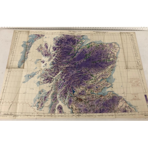 103 - Ordnance Survey of Great Britain: The Highlands, Third Edition Sheet 3, 62 x 92.5 cm