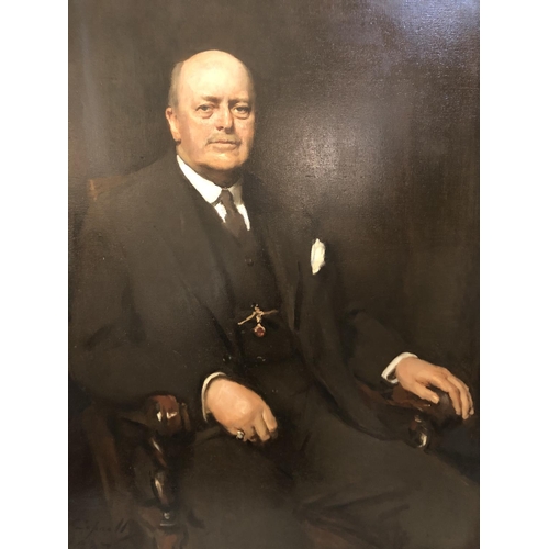 14 - Frank Thomas Copnall (1870-1949) - 'H. H. Stitt Esq.', 1937, oil on canvas, signed and dated lower l... 