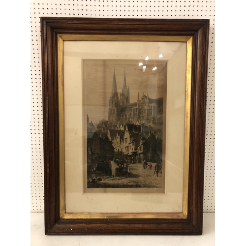 148 - Axel Herman Haig (1835-1921) - 'Châtres' Late 19th century etching, signed and titled in pencil belo... 