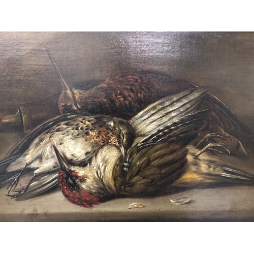 6 - English School, 19th Century - Still Life with Game Birds, artist unknown, oil on canvas, 28.5 x 41 ... 