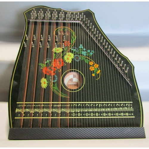 1516 - A boxed Akkord musical instrument together with an auto harp