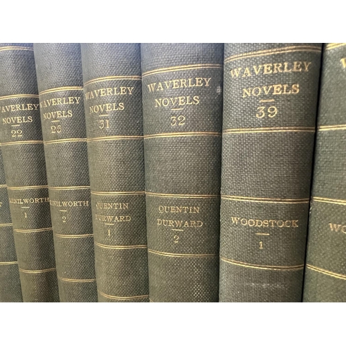 172 - A collection of Waverly Novels (24) by Sir Walter Scott, published by Adam and Charles Black 1877 - ... 