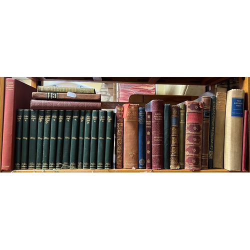 193 - Miscellaneous books to include 14 works by Thackeray, Dickens Kipling, etc (30 volumes approx)